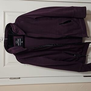 ScotteVest XL Chloe Hoodie Travel Coat with 14 Pockets Purple